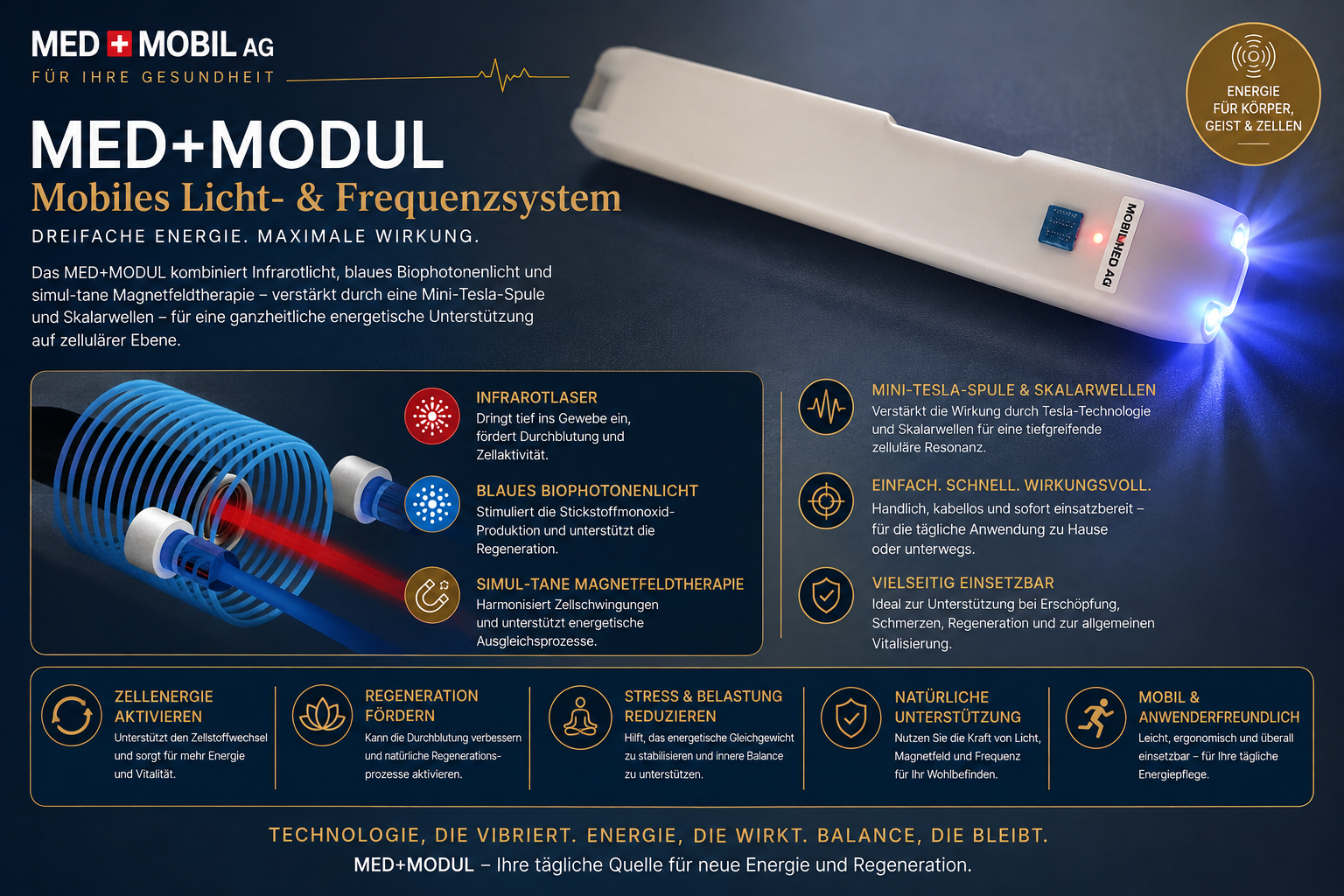 TESLA LOW LEVEL LASER MED-Modul